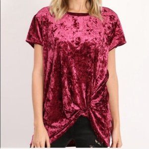 CLEARANCE SALE - FALL MOON VELVET TEE